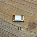 10pcs/lot 9mm-25mm Silver Metal Clasp Buckle Fasteners For Clothes Bra Bikini Sewing Accessories