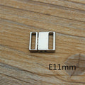 10pcs/lot 9mm-25mm Silver Metal Clasp Buckle Fasteners For Clothes Bra Bikini Sewing Accessories