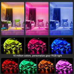 Lumières LED Music Sync Andunian Bande Lumineuse Multicolore Synchro Musique Micro