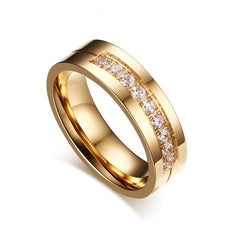 Personalized Name Promised Wedding Rings for Lover Couple Men Women Stainless Steel Engagement Party Gifts