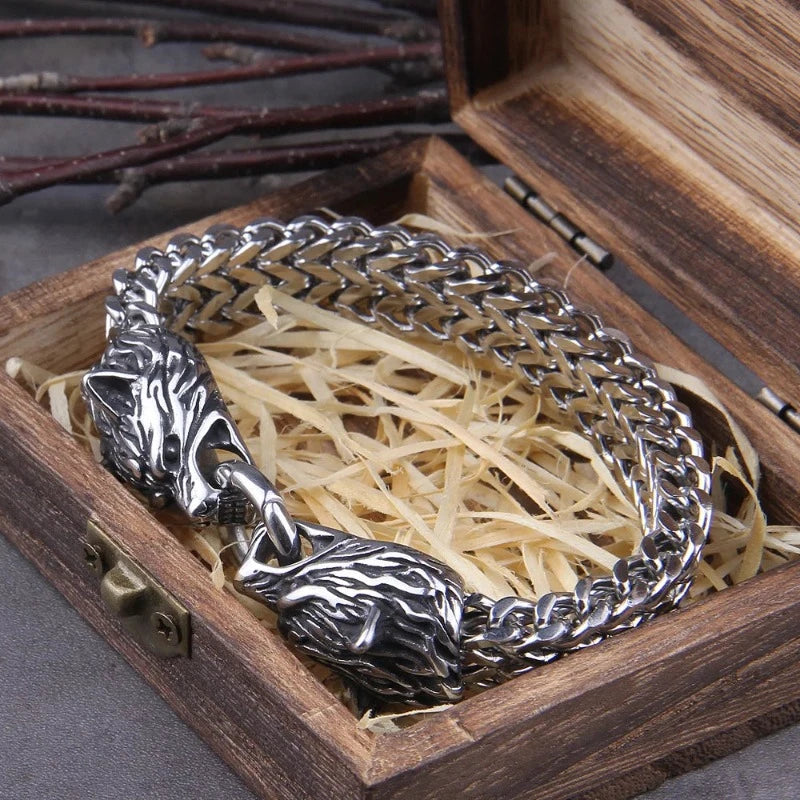 Bracelet en Acier Inoxydable Look Punk et Avant-Gardiste pour Hommes™ chez Andunian