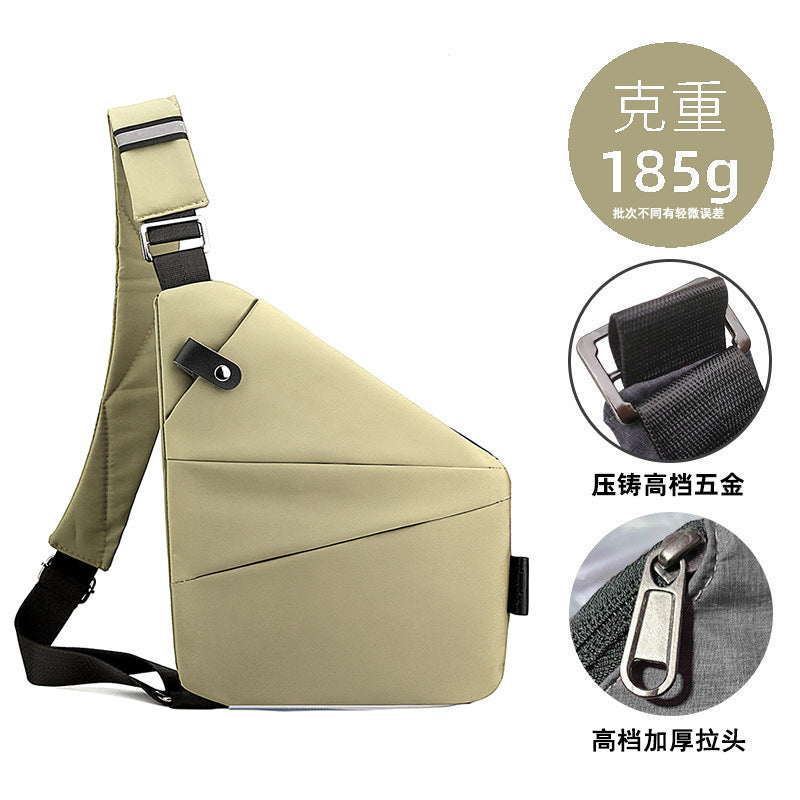 Sac Bandoulière Homme Nylon – Grande Capacité, Léger