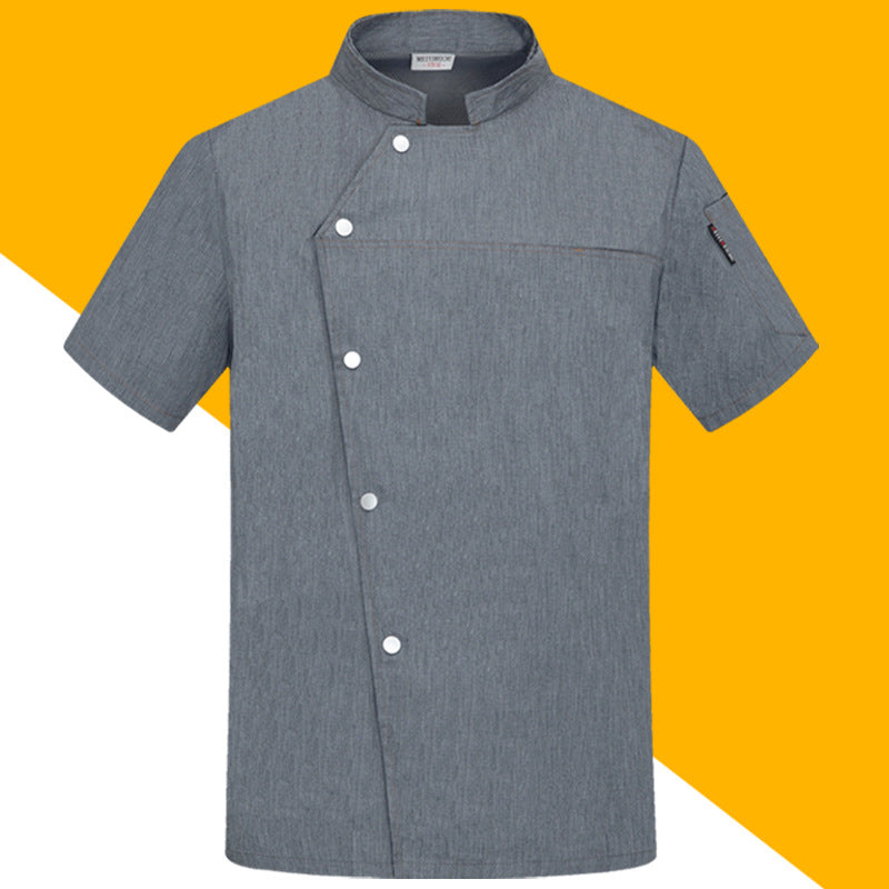Veste de Chef Cuisinier Homme – Manches Courtes/Longues, Respirant | M à 6XL