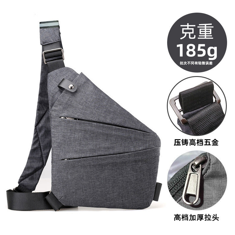 Sac Bandoulière Homme Nylon – Grande Capacité, Léger