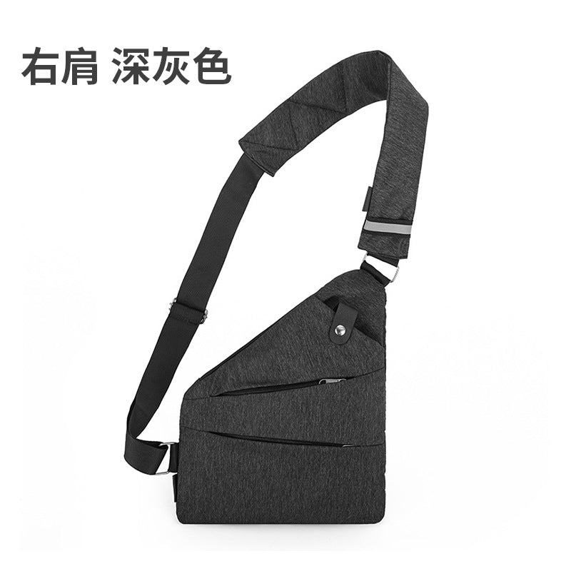 Sac Bandoulière Homme Nylon – Grande Capacité, Léger