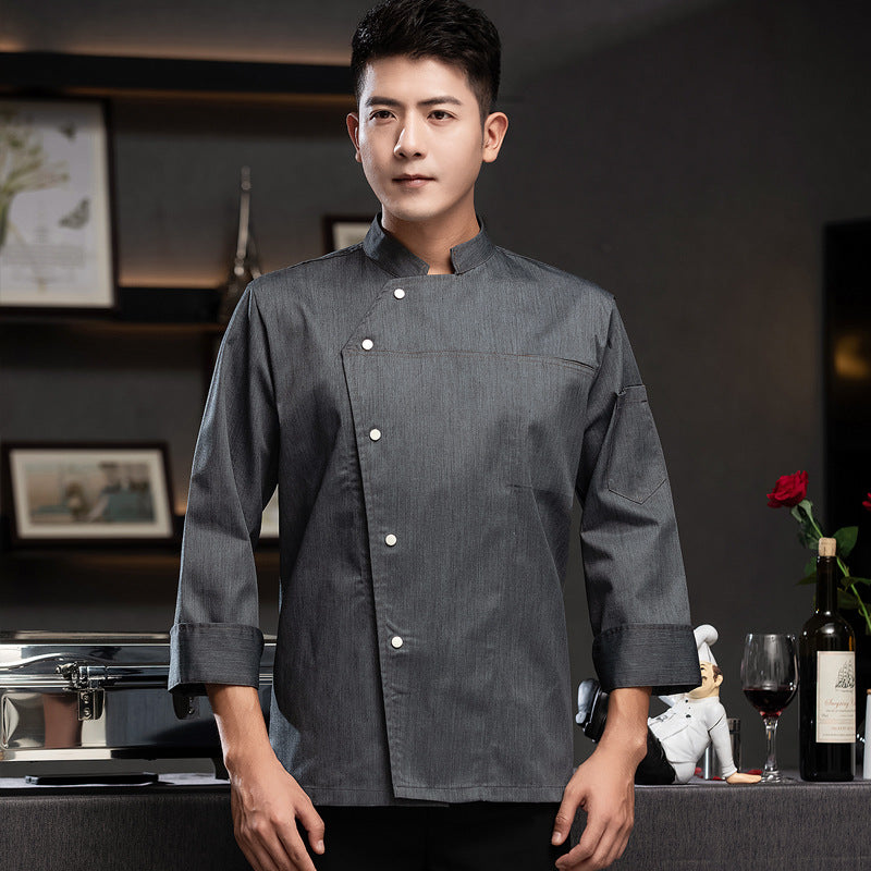 Veste de Chef Cuisinier Homme – Manches Courtes/Longues, Respirant | M à 6XL