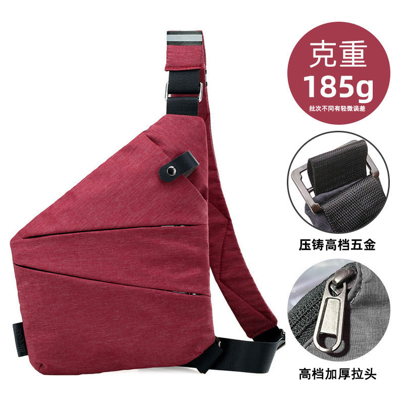 Sac Bandoulière Homme Nylon – Grande Capacité, Léger