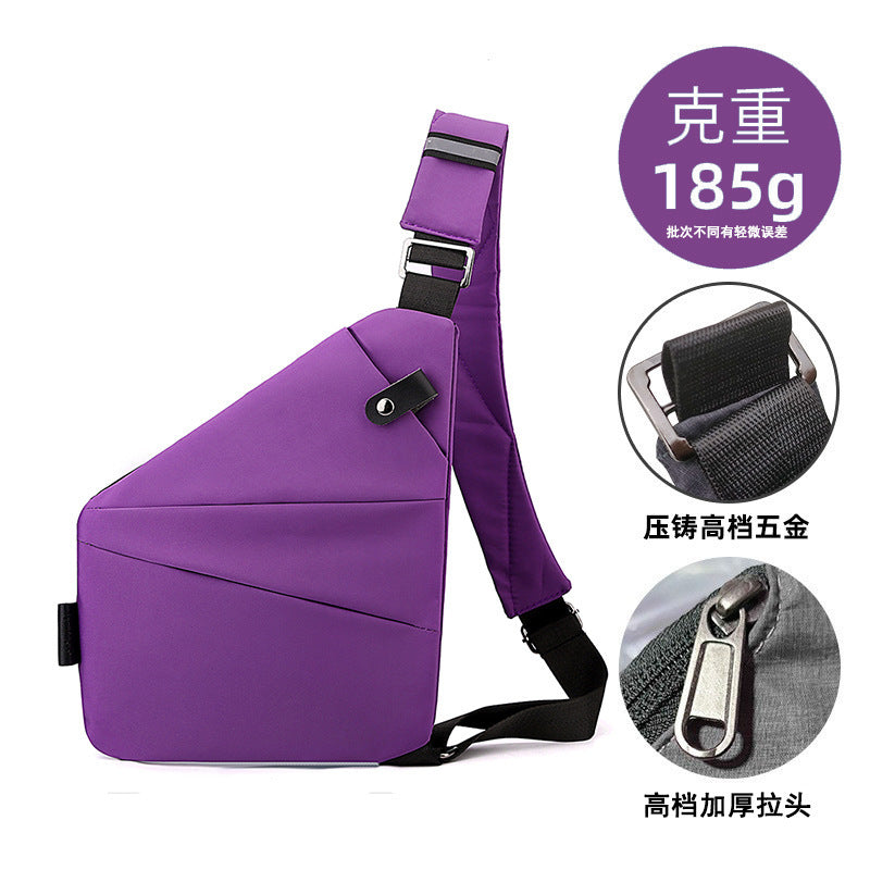 Sac Bandoulière Homme Nylon – Grande Capacité, Léger