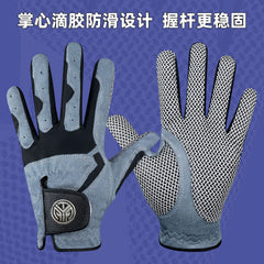Genuine Tygolf Golf Gloves for Men, Microfiber Cloth, Non-Slip, Breathable, Wear-Resistant, Washable Golf Gloves