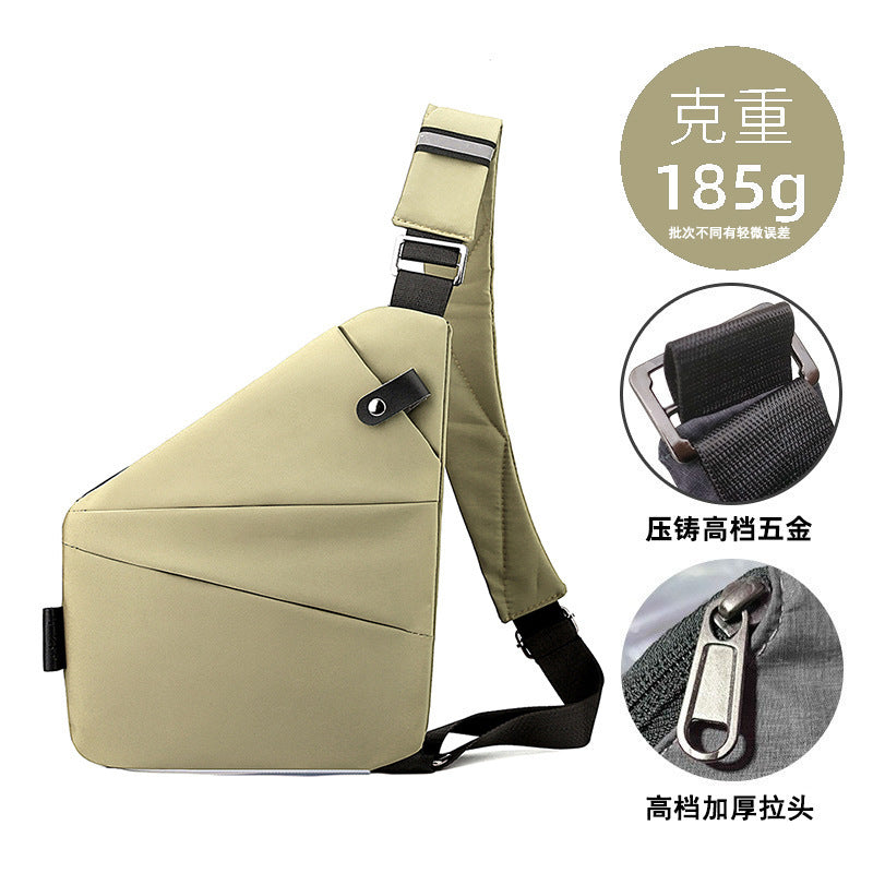Sac Bandoulière Homme Nylon – Grande Capacité, Léger
