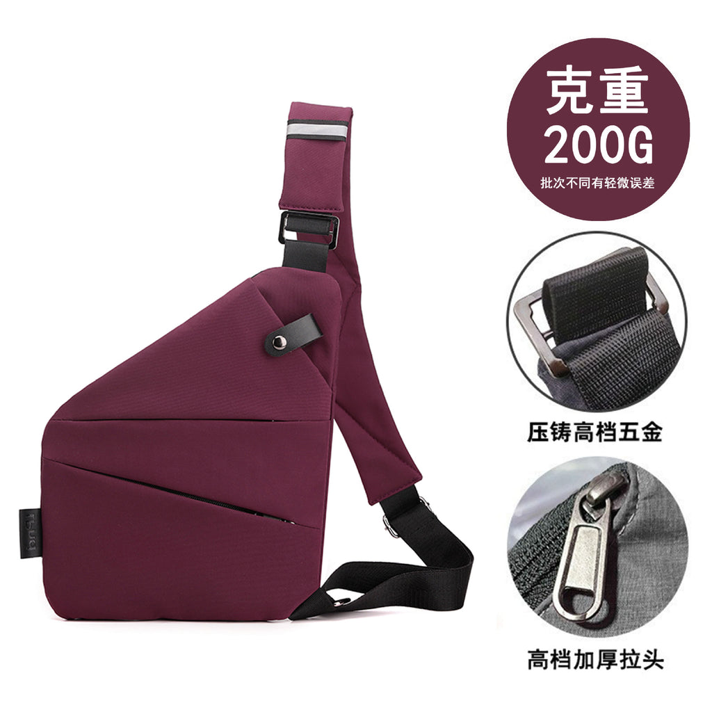 Sac Bandoulière Homme Nylon – Grande Capacité, Léger