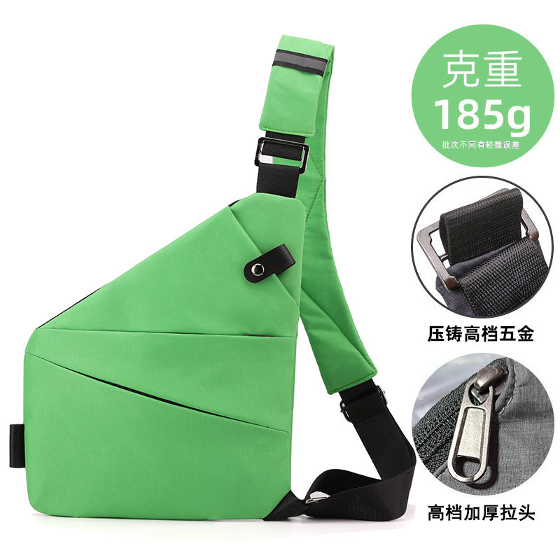 Sac Bandoulière Homme Nylon – Grande Capacité, Léger