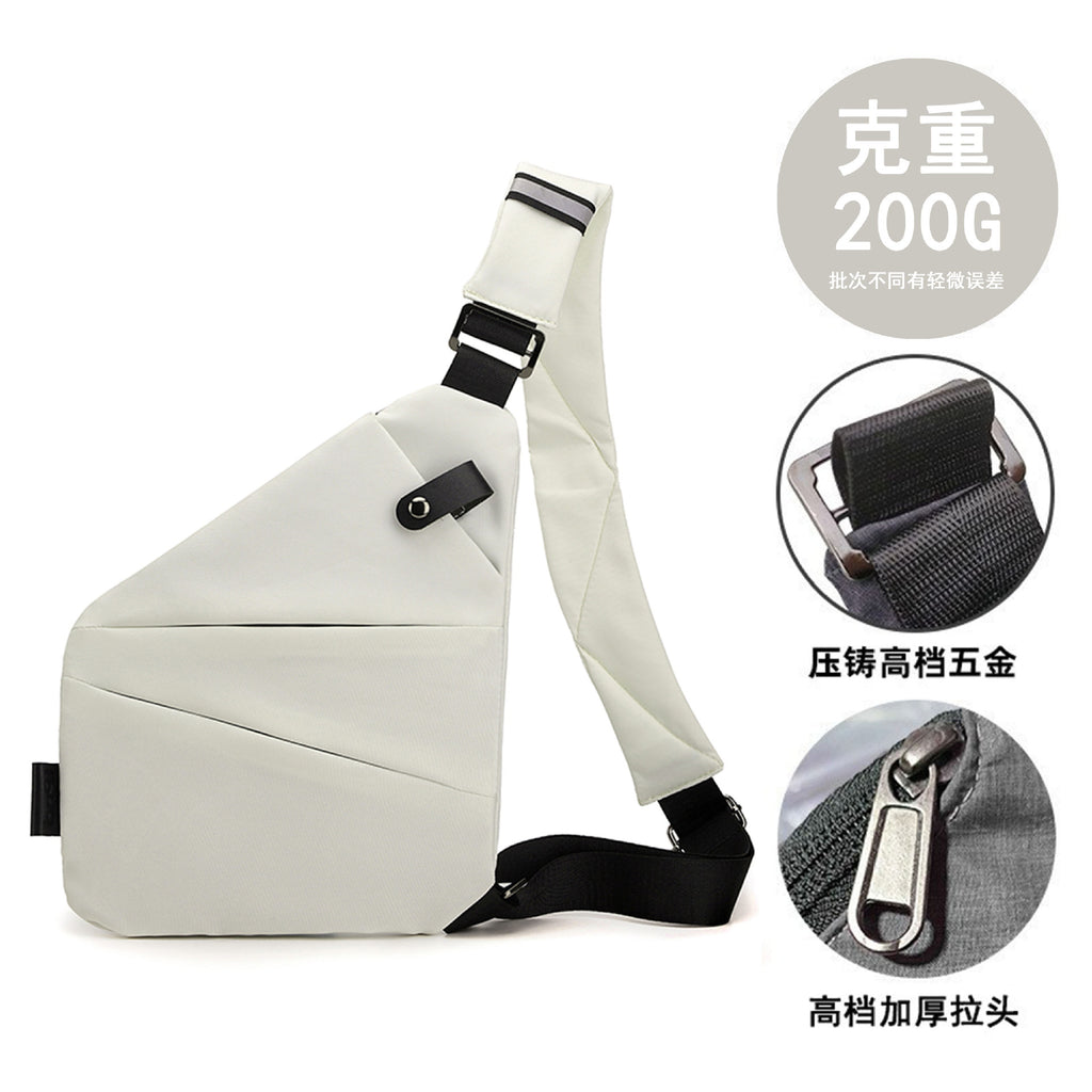 Sac Bandoulière Homme Nylon – Grande Capacité, Léger