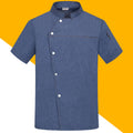 Veste de Chef Cuisinier Homme – Manches Courtes/Longues, Respirant | M à 6XL