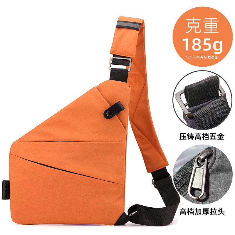 Sac Bandoulière Homme Nylon – Grande Capacité, Léger