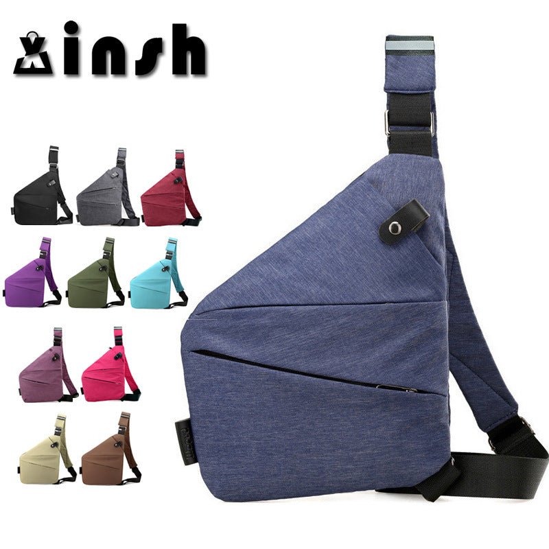 Sac Bandoulière Homme Nylon – Grande Capacité, Léger