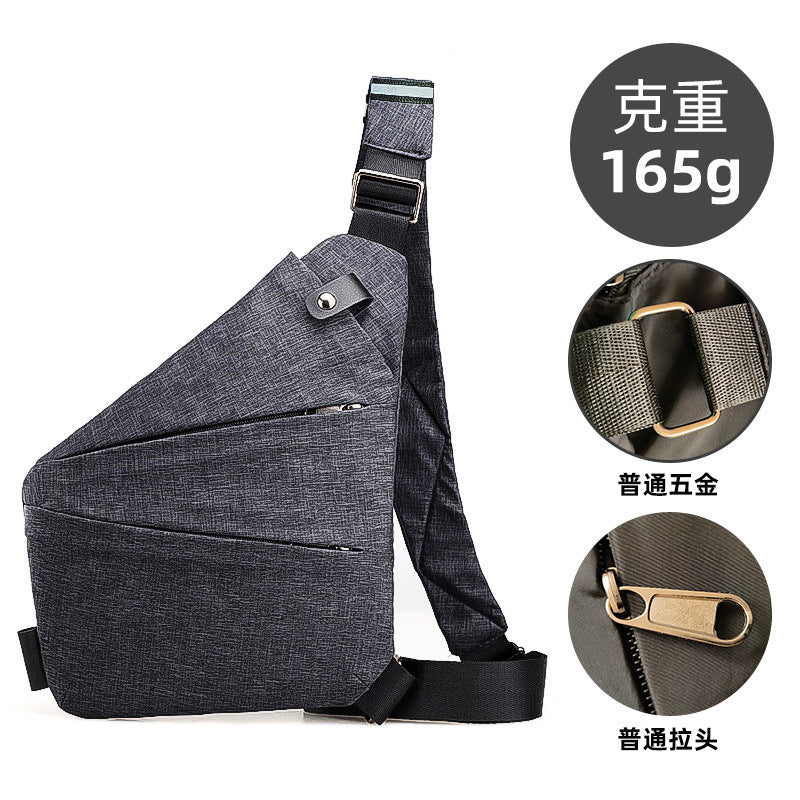 Sac Bandoulière Homme Nylon – Grande Capacité, Léger