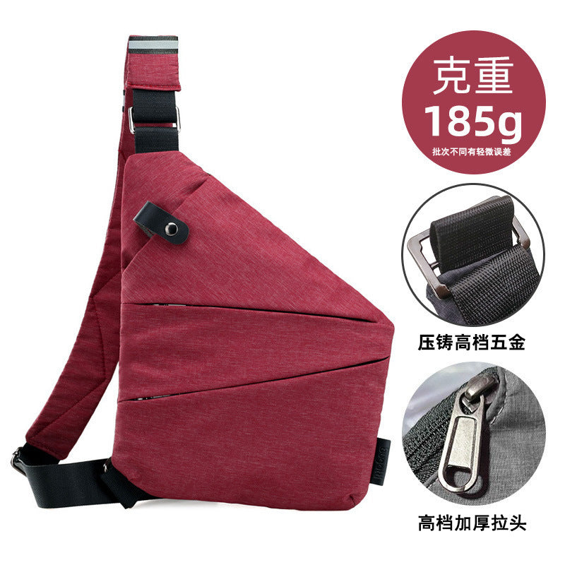 Sac Bandoulière Homme Nylon – Grande Capacité, Léger