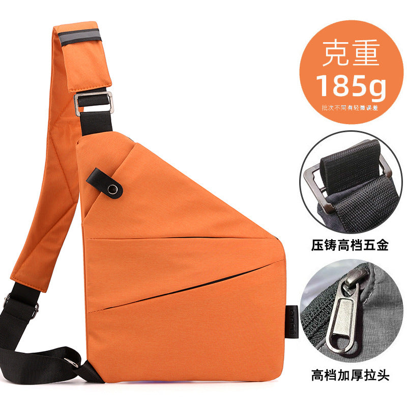 Sac Bandoulière Homme Nylon – Grande Capacité, Léger