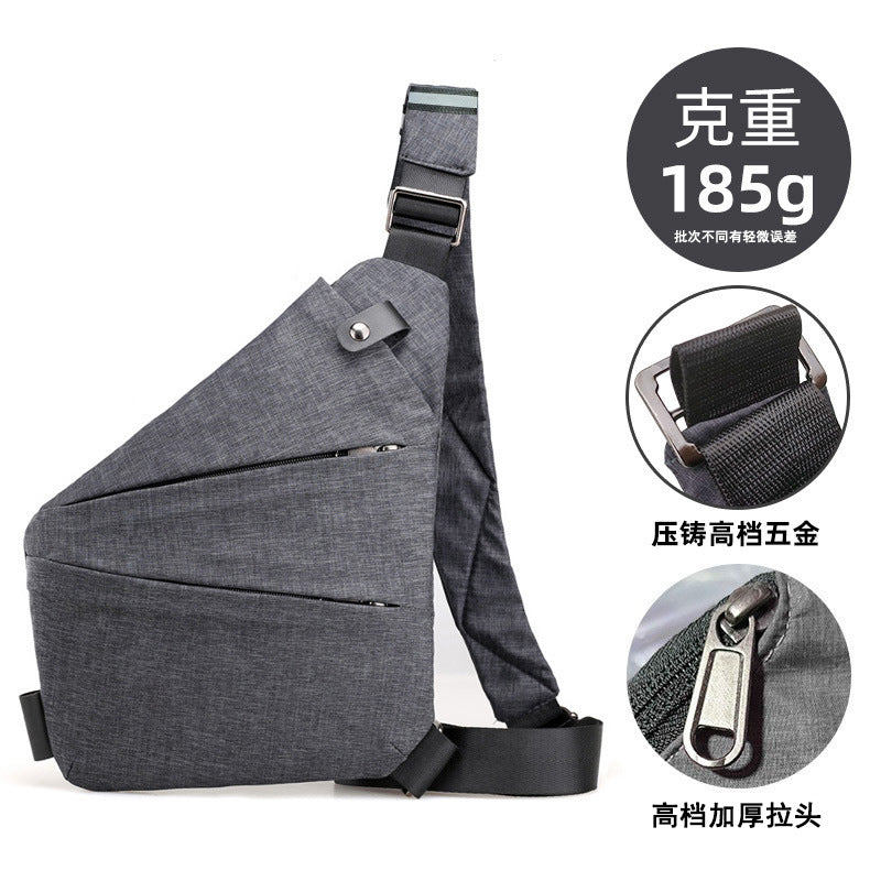 Sac Bandoulière Homme Nylon – Grande Capacité, Léger