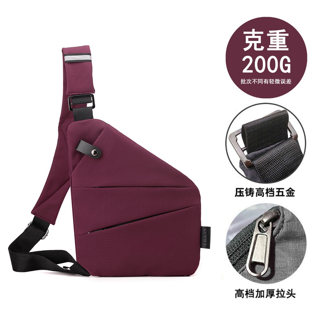 Sac Bandoulière Homme Nylon – Grande Capacité, Léger