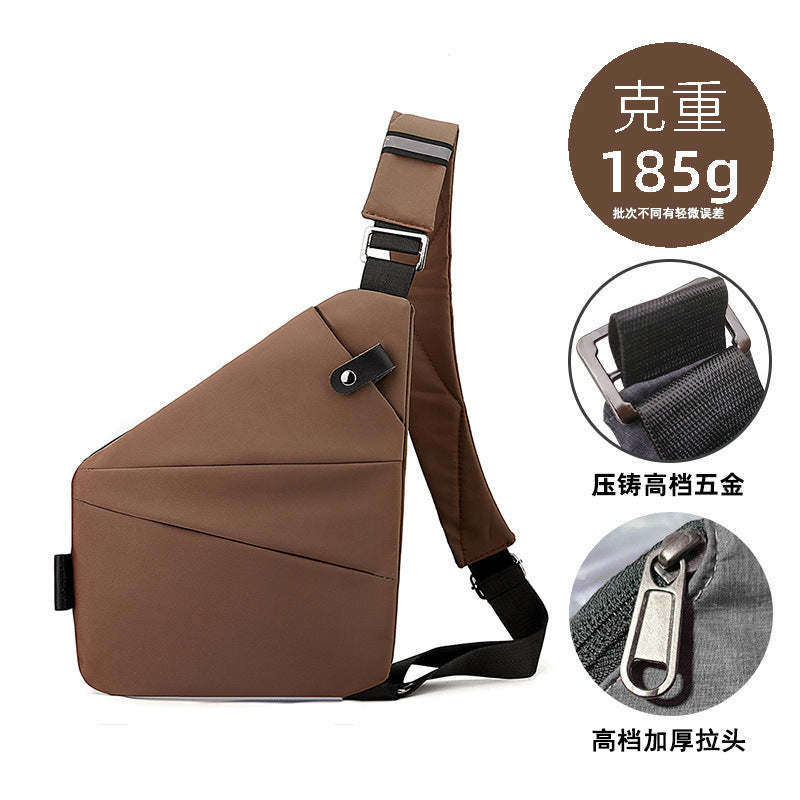 Sac Bandoulière Homme Nylon – Grande Capacité, Léger