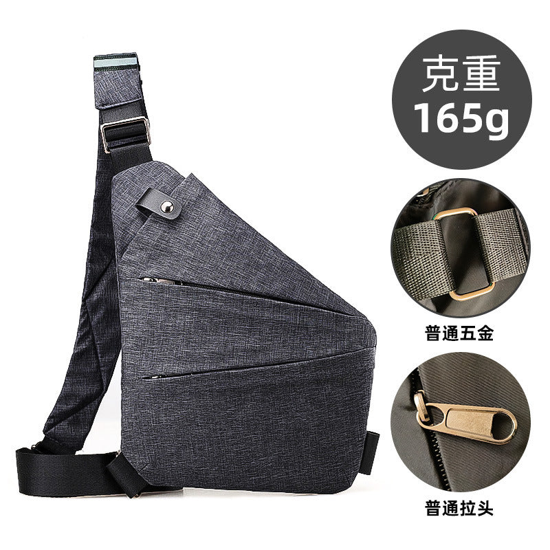 Sac Bandoulière Homme Nylon – Grande Capacité, Léger