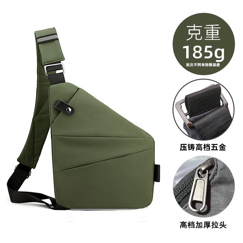 Sac Bandoulière Homme Nylon – Grande Capacité, Léger