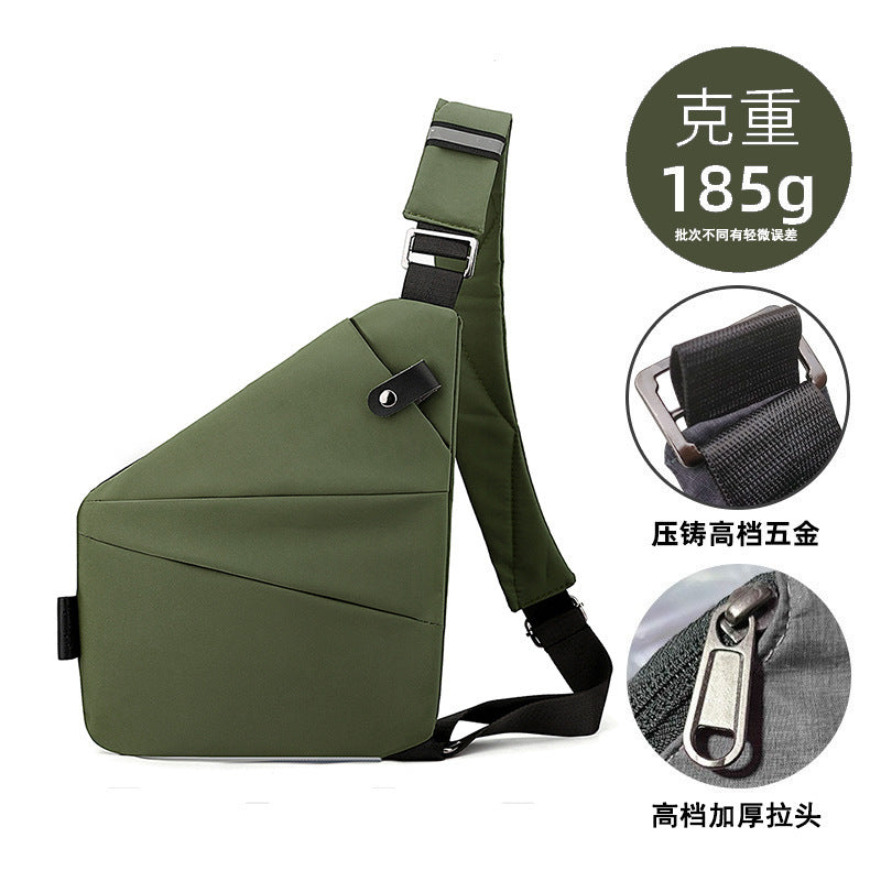 Sac Bandoulière Homme Nylon – Grande Capacité, Léger