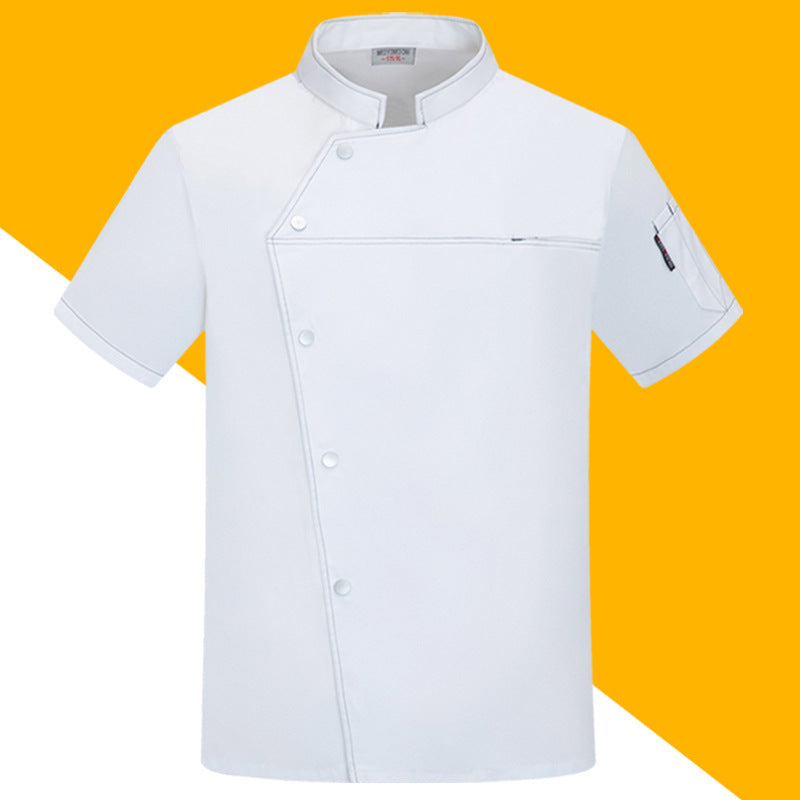 Veste de Chef Cuisinier Homme – Manches Courtes/Longues, Respirant | M à 6XL