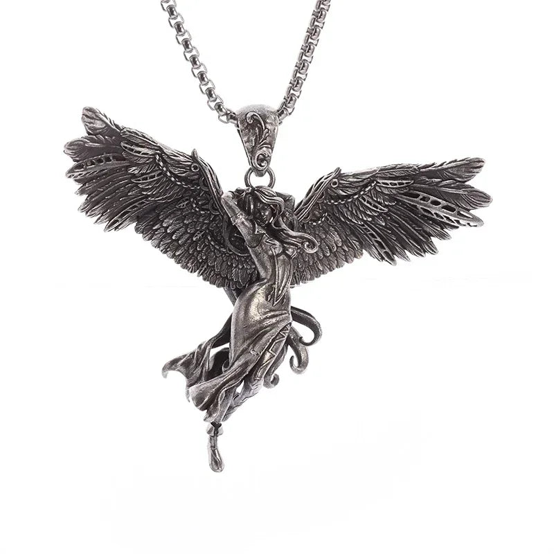 Collier Pendentif Faux de la Mort - Bijou Gothique Enfer