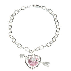 Fashion Peach Heart Water Drop Pendant Necklace Jewelry Pink Crystal Girl Sweet Cool Clavicle Chain Aesthetic Y2k Accessories
