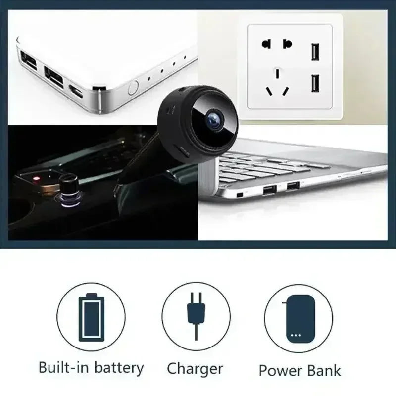 Mini Caméra Surveillance WiFi OnePlus A9 - Full HD 1080p