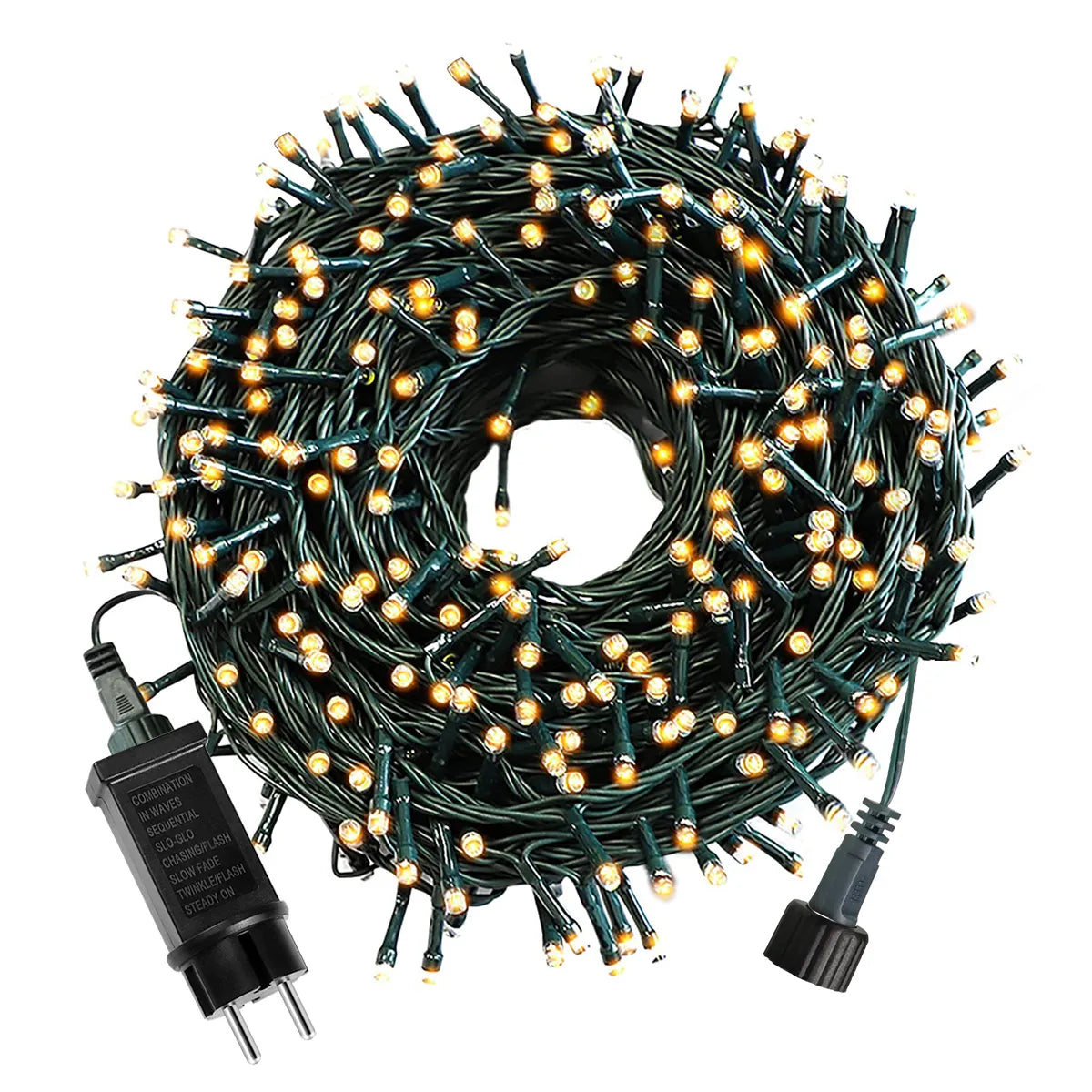 Guirlande LED 50m/100m 24V - Extérieur Jardin Étanche Noël
