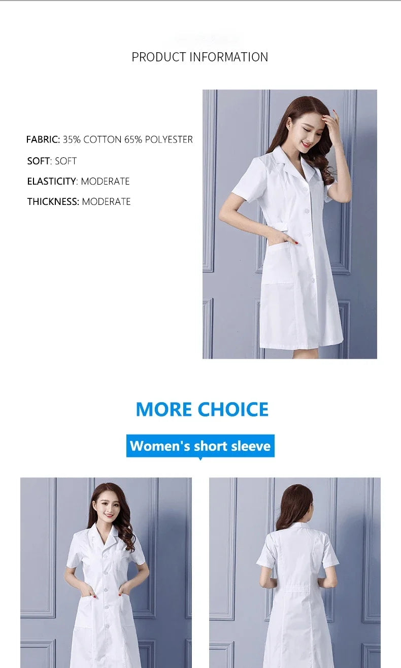 Blouse médicale femme – Manches courtes ou longues