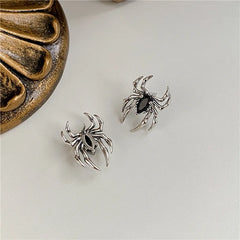 Boucles d'oreilles gothiques rétro en Zircon pour femmes, Design de mode, noir, bijoux de fête, cadeaux, vente en gros, Halloween