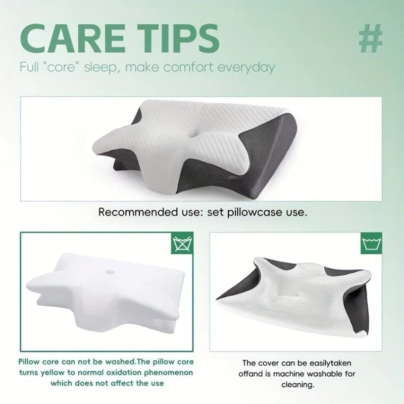 Oreiller cervical ergonomique profilé – Soutien des épaules