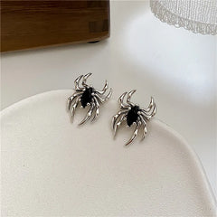 Boucles d'oreilles gothiques rétro en Zircon pour femmes, Design de mode, noir, bijoux de fête, cadeaux, vente en gros, Halloween