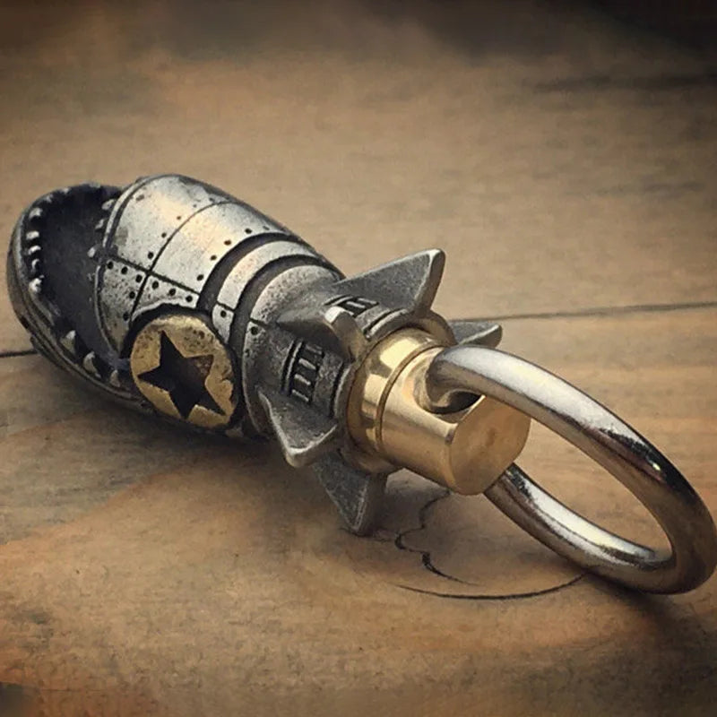 Porte-clés de voiture en alliage de bouteille de requin, accessoires de sac, porte-clés à breloques, décoration de mode, élément pendentif Portable, pendentif d'halloween
