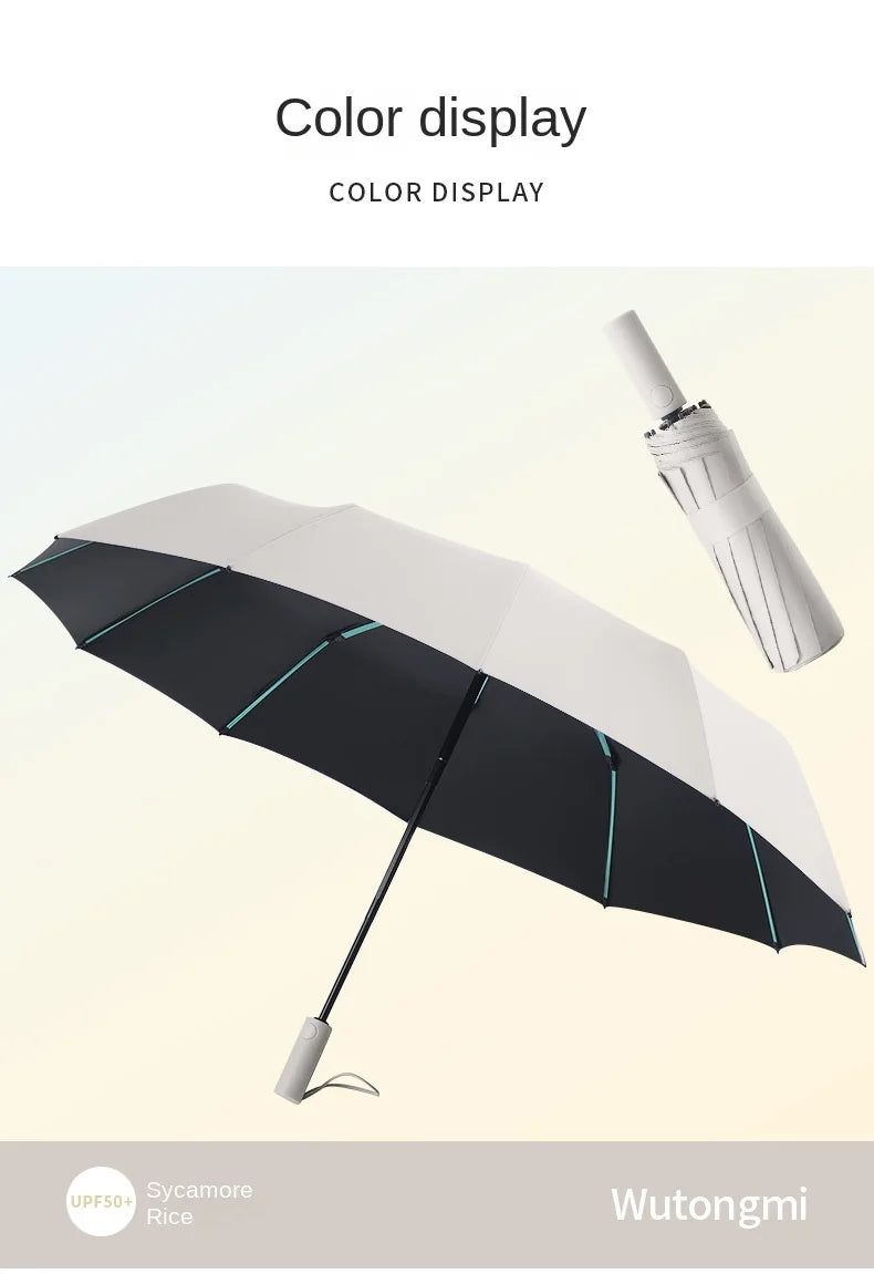 Parapluie Sofia 24 Baleines Homme Femme - Anti-UV Vent Pluie