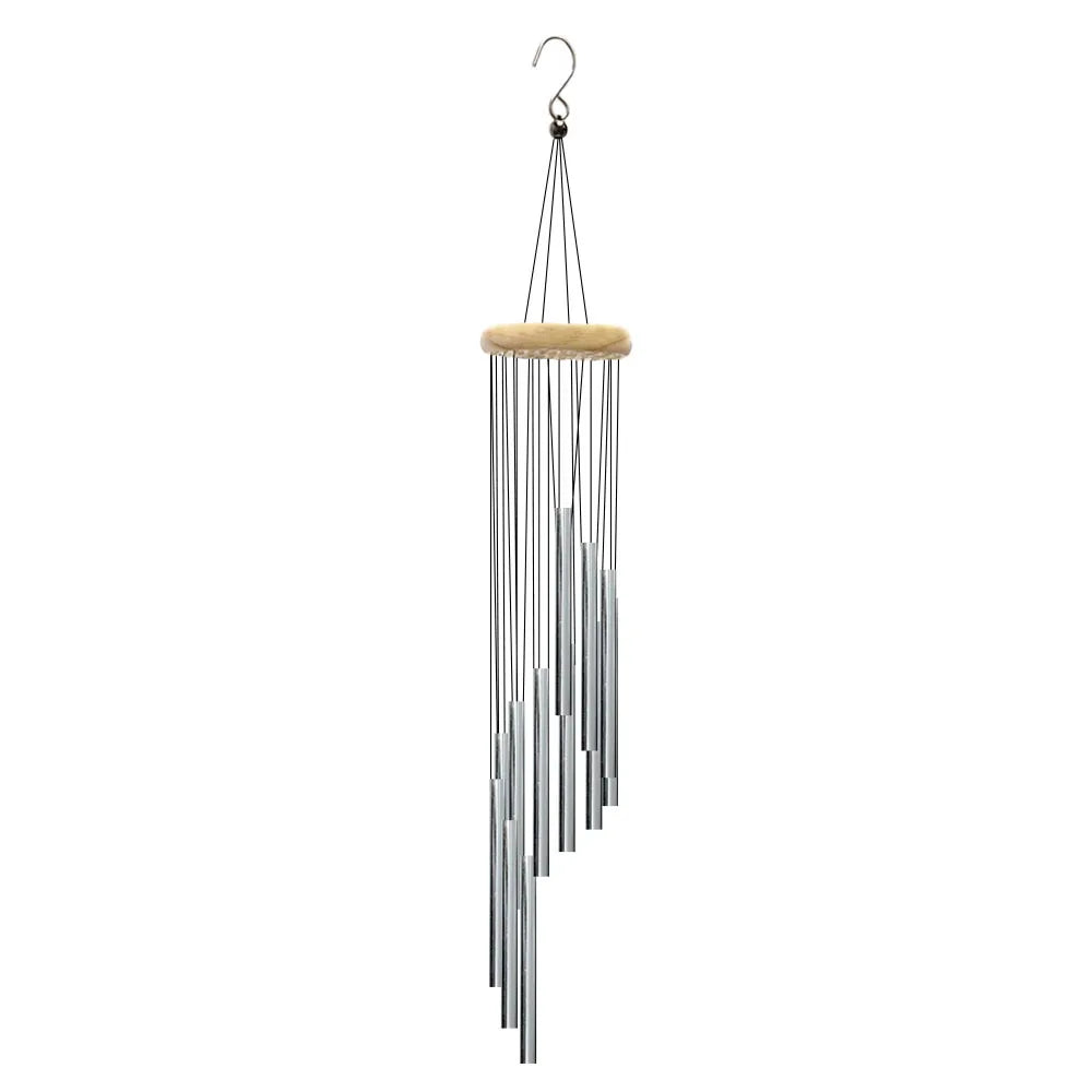 Carillon Cloches Aluminium Doré - Décoration Extérieur Maison