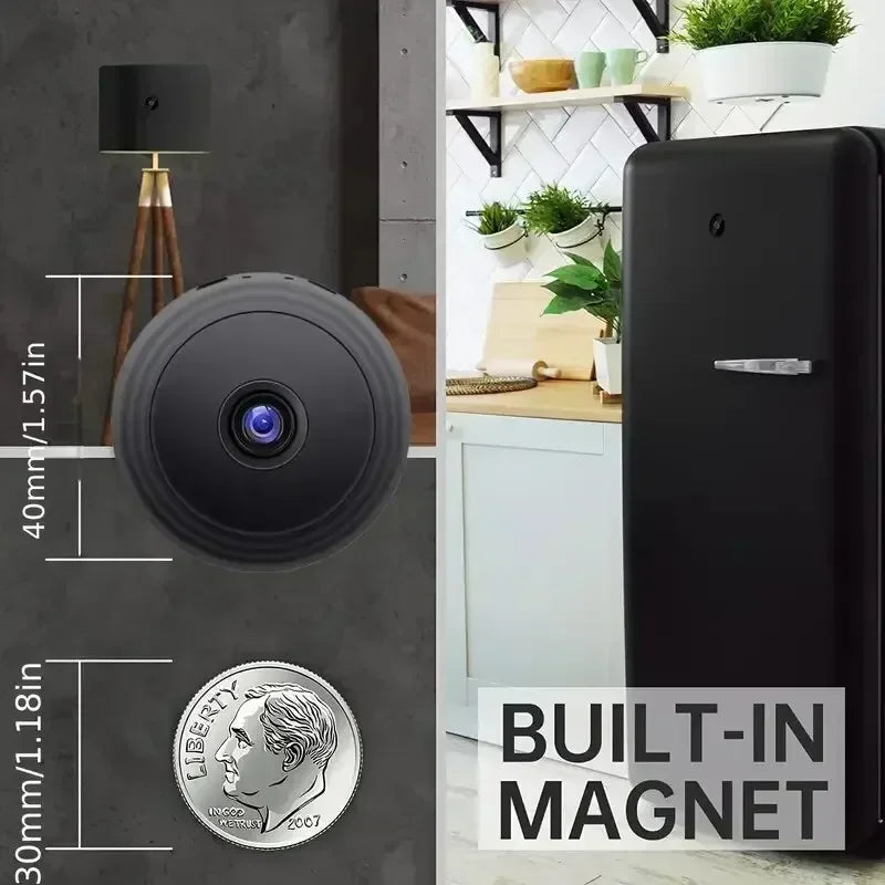 Mini Caméra Surveillance WiFi OnePlus A9 - Full HD 1080p