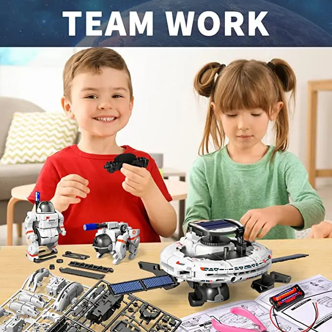 Kit Robot Solaire 12 en 1 - Science Éducative DIY Enfant