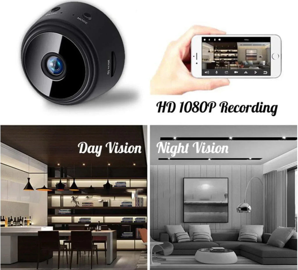 Mini Caméra Surveillance WiFi OnePlus A9 - Full HD 1080p
