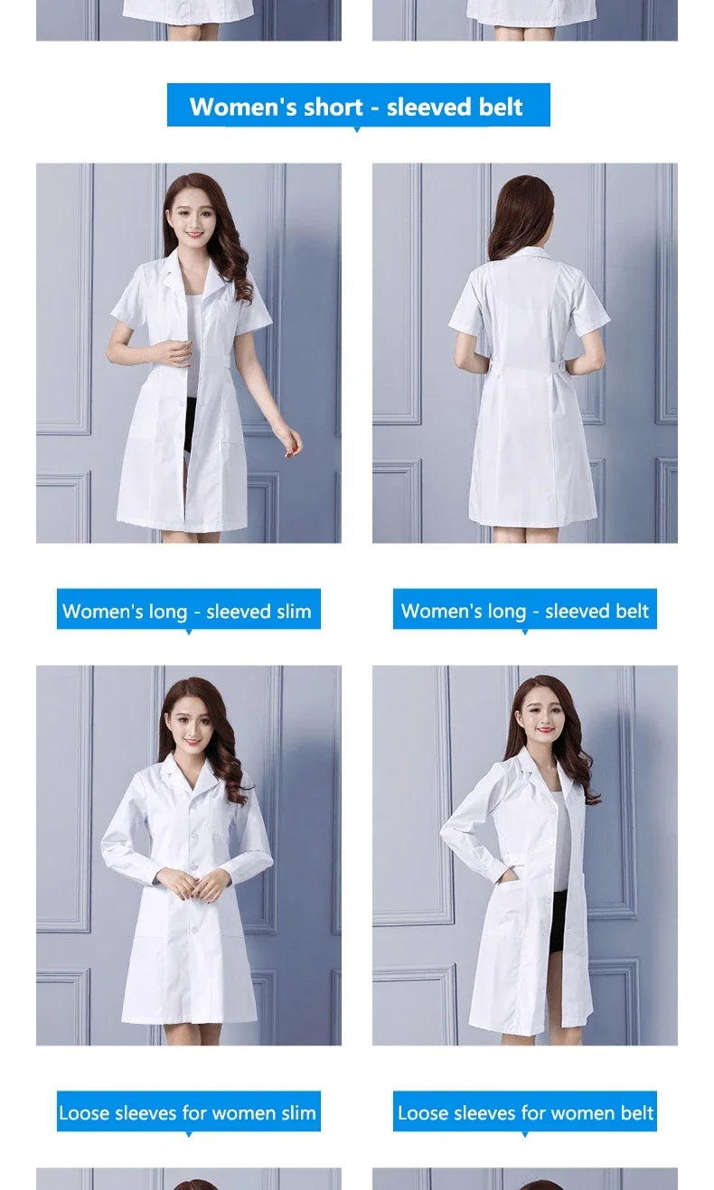 Blouse médicale femme – Manches courtes ou longues