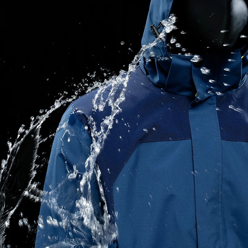 Veste de randonnée 3-en-1 CHRLCK – Imperméable et coupe-vent