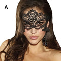 Masque Dentelle Bal Masqué Halloween - Cape Demi-Visage Femme