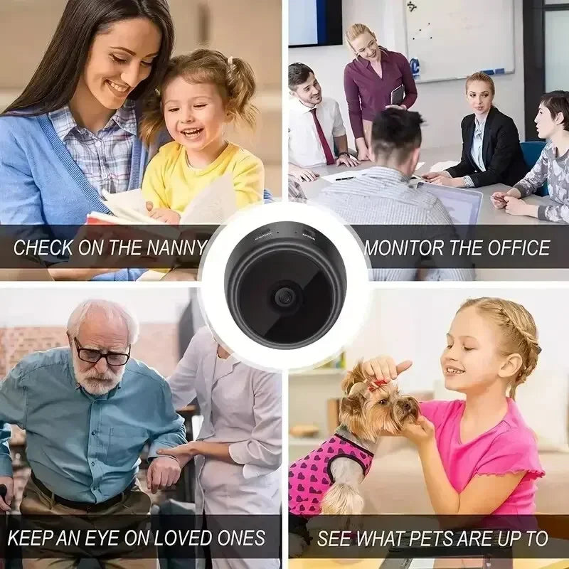 Mini Caméra Surveillance WiFi OnePlus A9 - Full HD 1080p