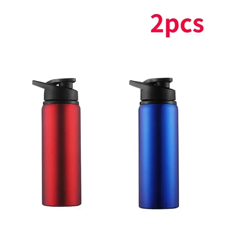1-15 pièces Portable en acier inoxydable vélo bouteille d'eau droite boire en plein air sport voyage bouilloire bouteille d'eau en métal