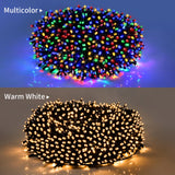 50M 100M 24V LED Christmas Lights Fairy Garland String Light Waterproof For Outdoor Garden Home Holiday New Year Party Decor